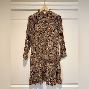 MANGO printed mini dress